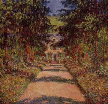 Claude Monet Painting - El camino principal en Giverny Claude Monet